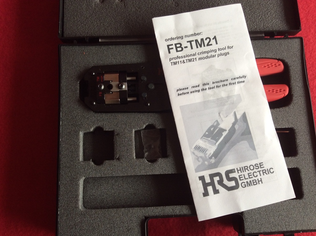 Crimping tool Modulair Hirose TM11 in box