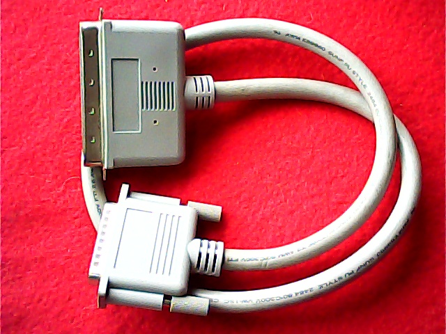 Cable SCSI Centronics 50 Male <=> Sub-D25 Male 0.7M