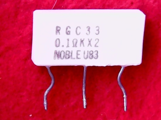 [VPR-006316] Resistor 0R1 3W Dual RGC33