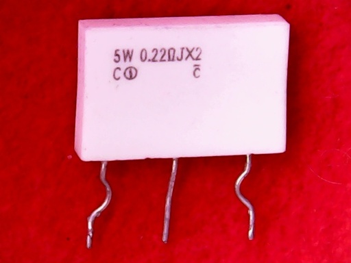 [VPR-006338] Resistor 0R22 5W Dual
