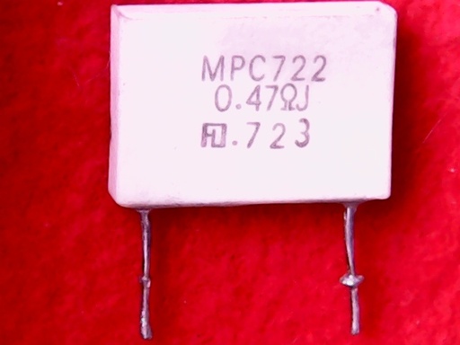 [VPR-006347] Resistor 0R47 5W MPC722