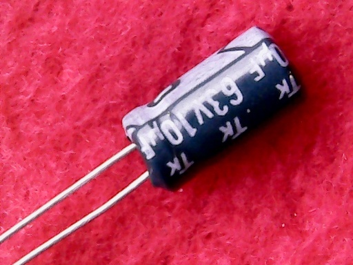 [VPC-006455] Electrolytic Capacitor Radial 10u 63V