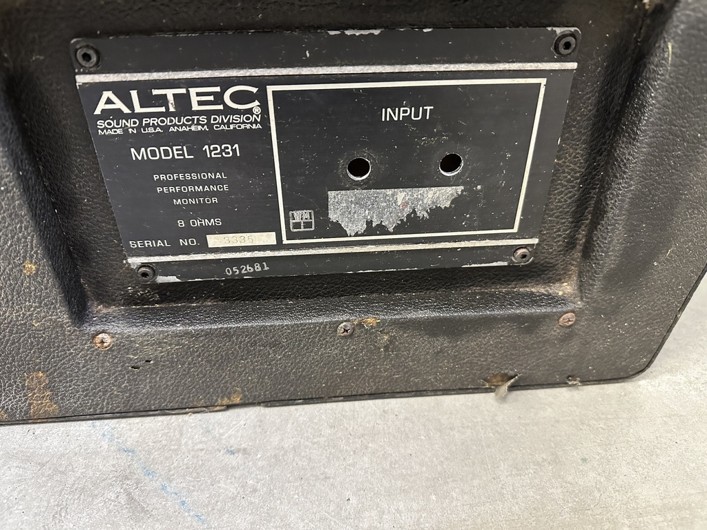 Altec 1231 Cabinet