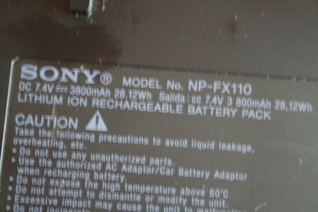 Sony NP-FX110(Used)
