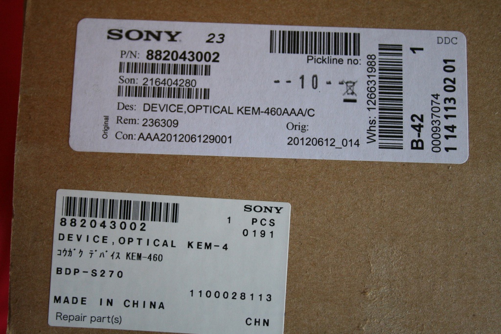 Sony KEM-460AAA/C2RP