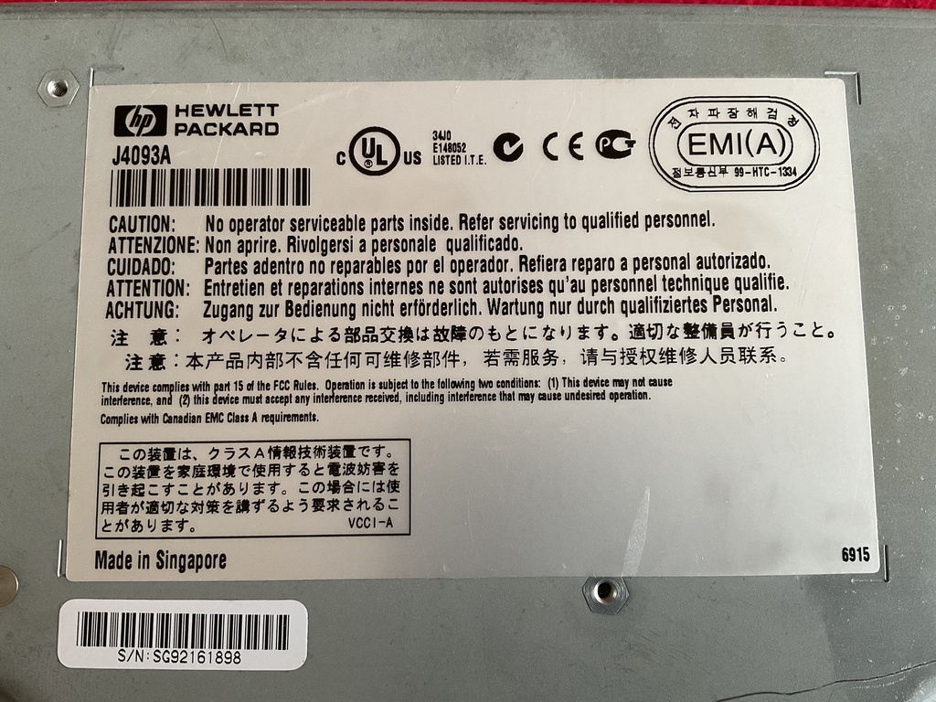 HP Procurve 2424M