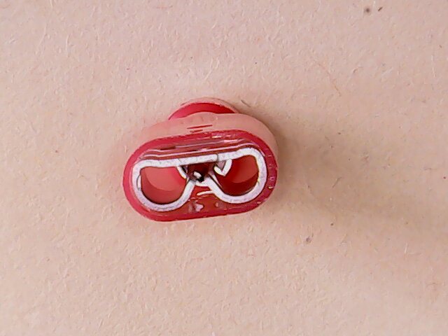 Kabelschoen Vol Geïsoleerd Schuif 6.3 0.5-1 mm Rood
