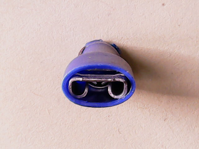 Kabelschoen Vol Geïsoleerd Schuif 6.3 1.5-2.5 mm Blauw