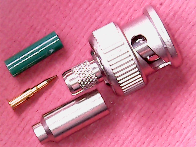 Connector BNC Male RG179 Crimp