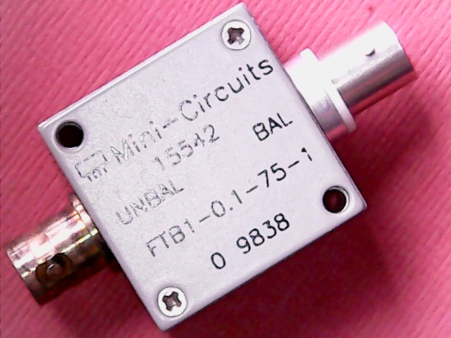 FTB1-0.1-75-1 Bal/Unbal converter