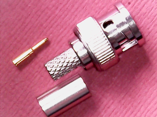 Connector BNC Male RG59 Crimp