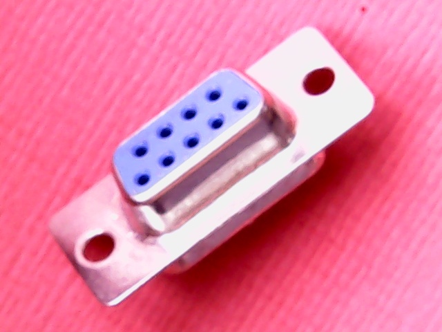 Connector Sub-D9 Female Solder (used)