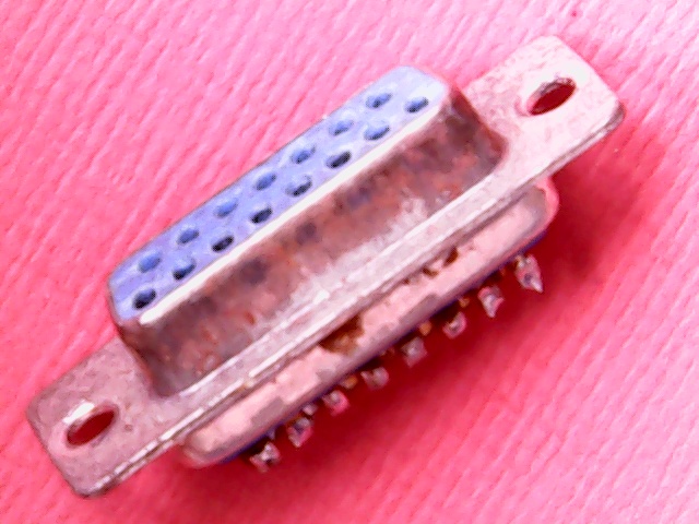 Connector Sub-D15 Female Solder (used)
