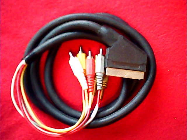[VA-006207] Cable Scart-M <=> 6 x Phono