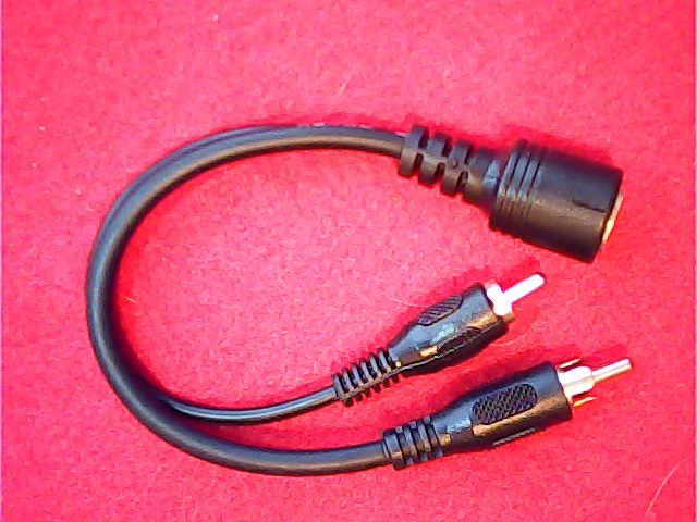 Cable DIN Female 5-pin 270 <=> 2 x Phono Male