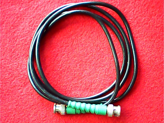 Cable Coax RG58 BNC Male <=> BNC Male 1.5M Green