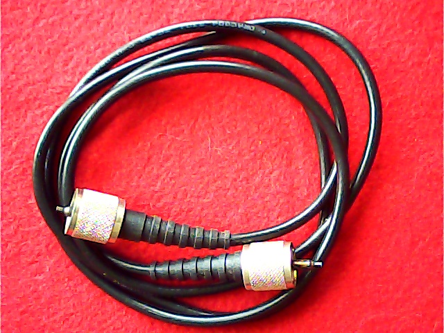Cable Coax RG58 UHF Male <=> UHF Male 1.5M