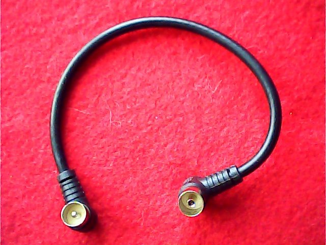 Cable Coax 75 Ohm IEC Male <=> IEC Female 0.25M