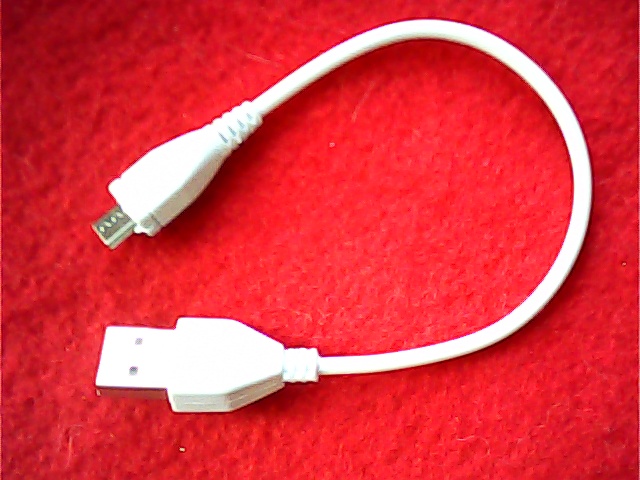 Cable USB USB-A Male <=> USB Micro-B Male 0.2M