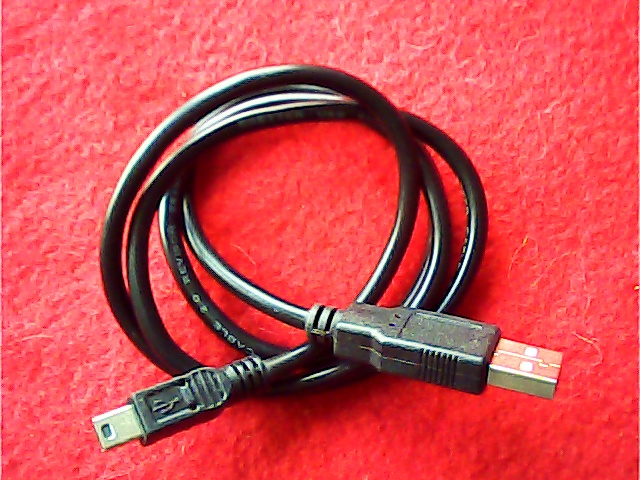 Cable USB USB-A Male <=> USB Mini-B Male 0.8M