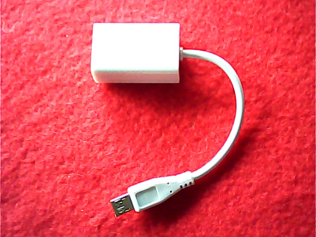 Cable USB Micro-B Male <=> RJ45 Female