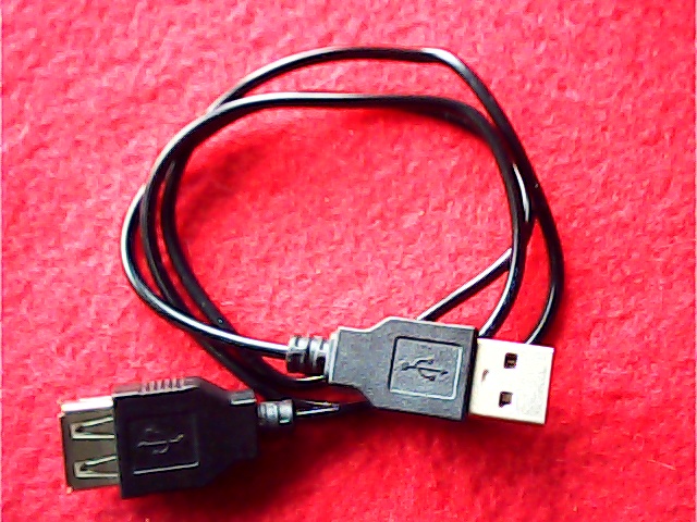 Cable USB-A Male <=> USB-A Female 0.6M