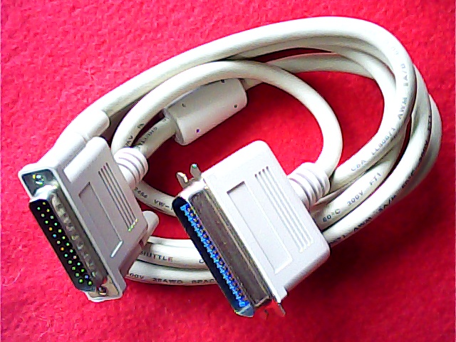 Cable Printer Centronics 36 Male <=> Sub-D 25 Male 2M