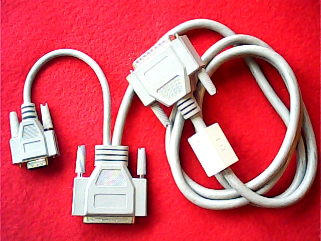 Cable RS232 Sub-D9 Female + Sub-D25 Female <=> Sub-D25 Male 1.5M