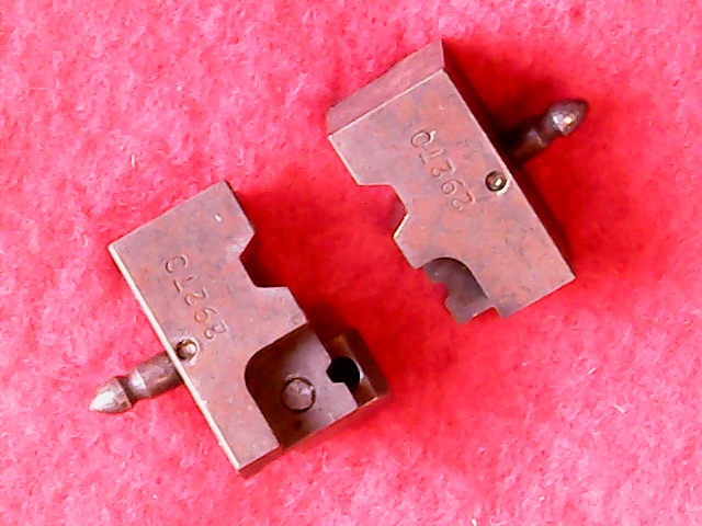 Crimping tool coax insert 4.6mm with positioner