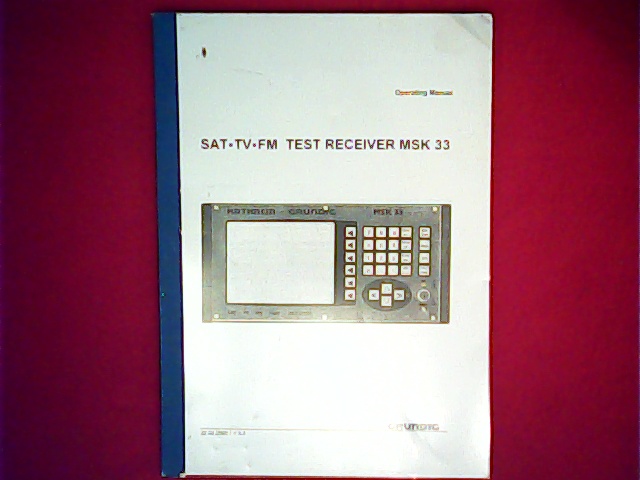 [VL-007324] Grundig MSK33 User Manual