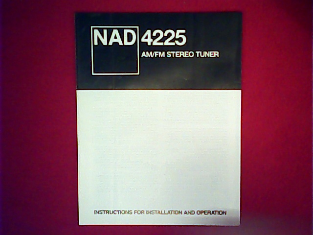 NAD 4225 User Manual
