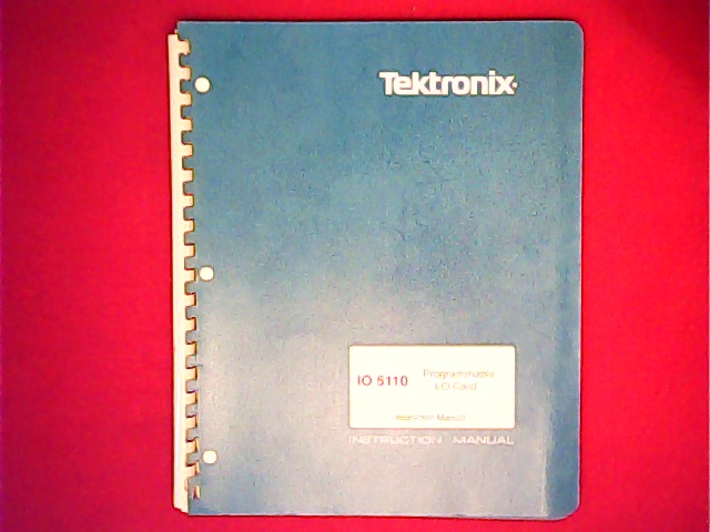 [VL-007347] Tektronix IO5110 User Manual