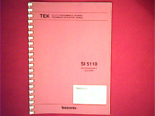 [VL-007348] Tektronix SI5110 User Manual