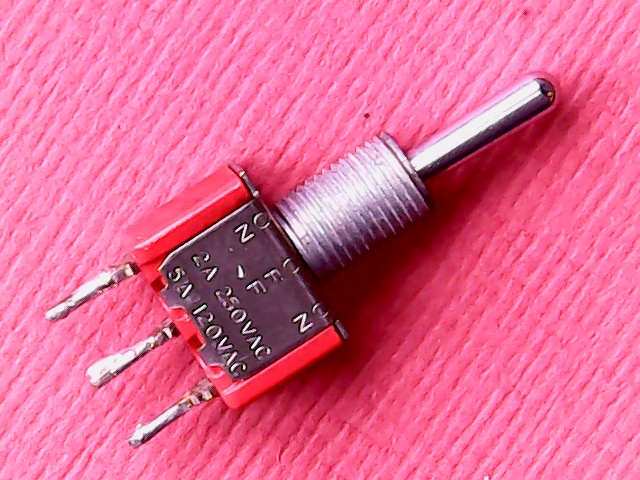 Toggle Switch C&K 7103 (used) On-Off-On SPDT