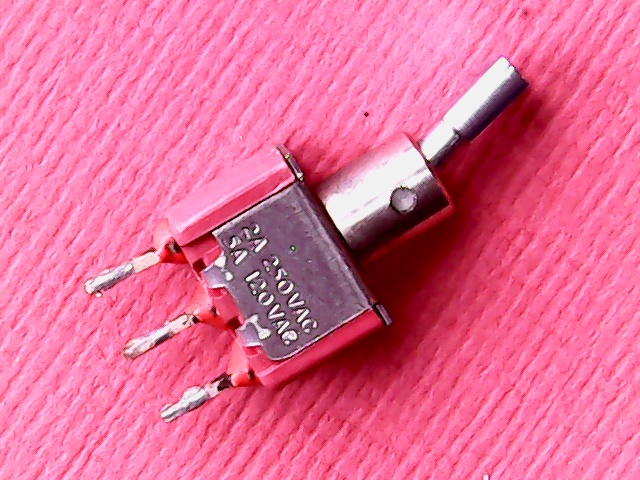 Toggle Switch C&K 7108 (used) On-Mom SPDT