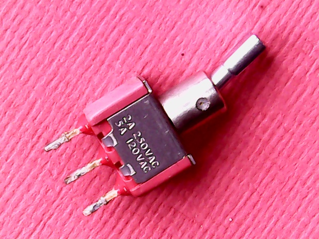 Toggle Switch C&K 7108 (used) On-Mom SPDT