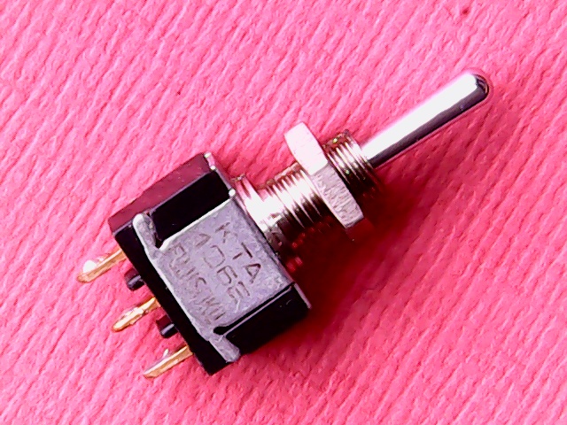 Toggle Switch Fujisoku KTA106E (used) On-Off-On SPDT