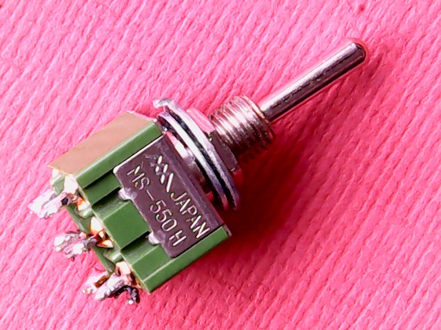 [VSS-007484] Toggle Switch Miyama MS-550H (used) On-Off-On DPDT