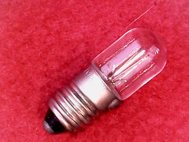 Light bulb E10 18V 1,8W T10x28