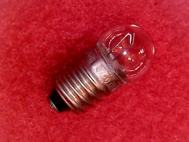 Light bulb E10 6V 0,3W T11x13
