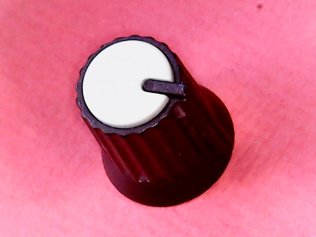 Knob Lem Blue 6mm D-shape