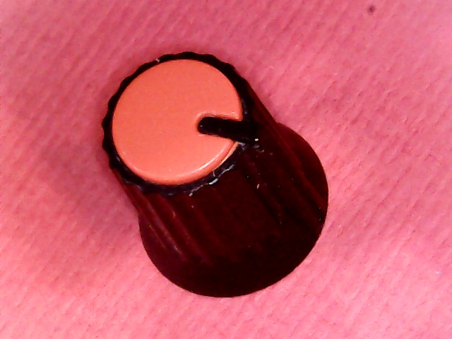 Knob Lem Orange 6mm D-shape