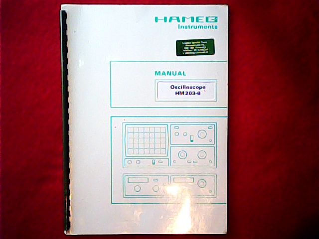 Hameg HM203-6 Manual
