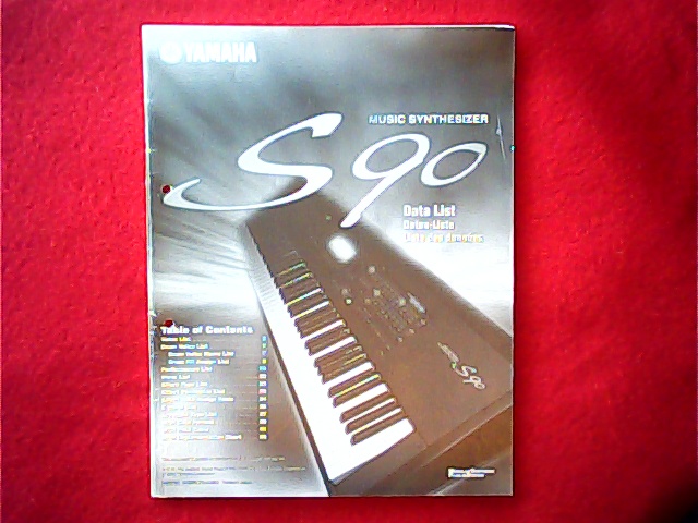 [VL-008361] Yamaha S90 Data List