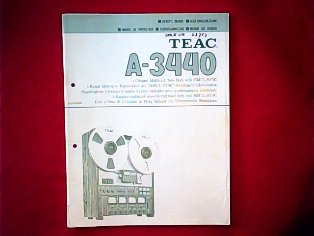 Teac A-3440 Owner's Manual