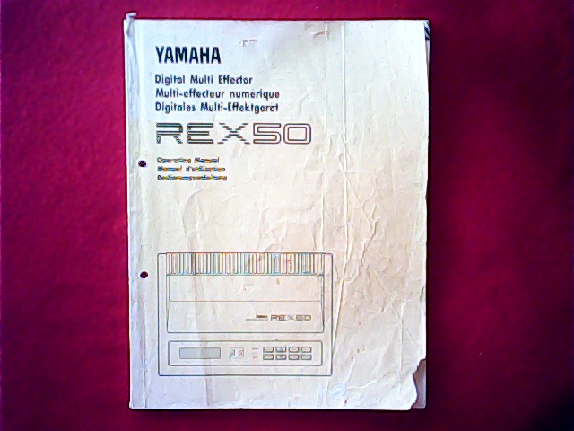 [VL-008376] Yamaha REX50 Operating Manual