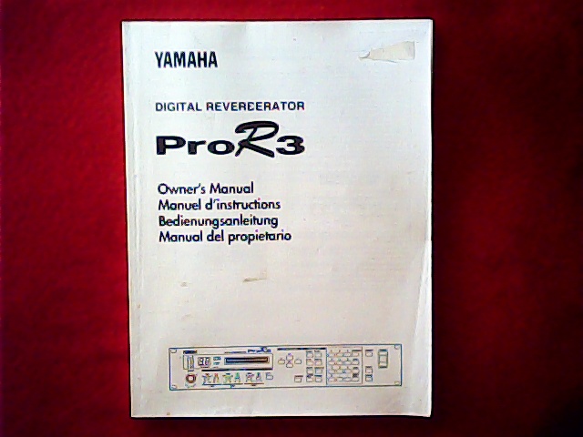 Yamaha ProR3 Owner's Manual