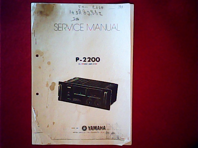 [VL-008381] Yamaha P-2200 Service Manual