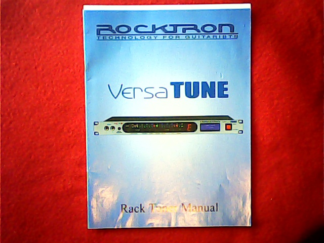 [VL-008385] Rocktron Versa Tune Manual