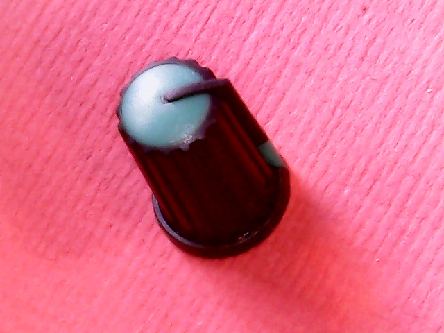 [VSK-008405] Knob Green 6mm D-shape